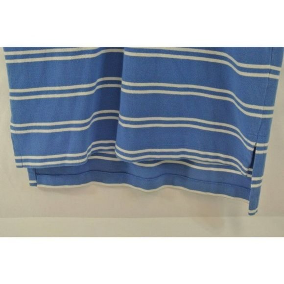 Polo Ralph Lauren Collared Shirt Blue Striped Mens Small  Relaxed Oversize Fit - Picture 6 of 10